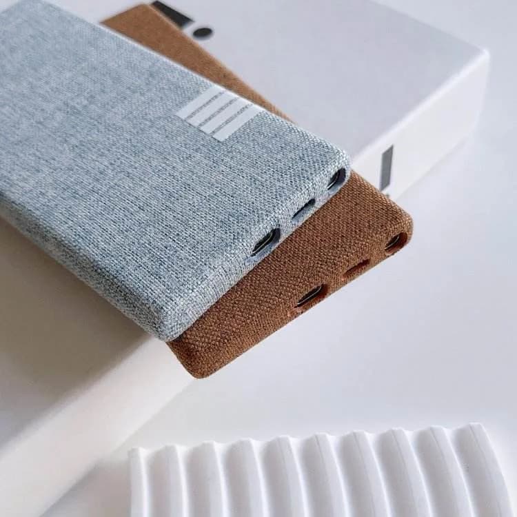 Linen Fabric Magnetic Phone Case for Samsung