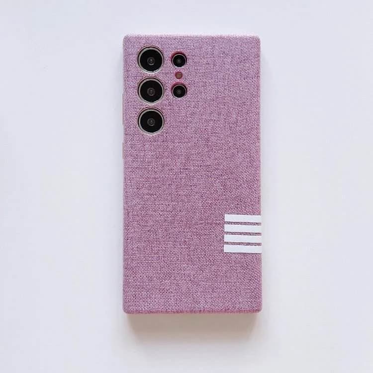 Linen Fabric Magnetic Phone Case for Samsung