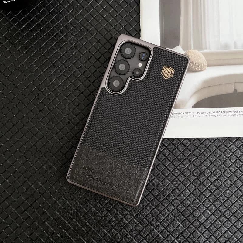High Quality Hit Color Relief Leather Mobile Phone Case for Samsung S23 S24 S25 Ultra