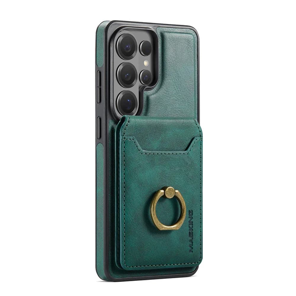 Detachable Magnetic PU Leather Phone Case Wallet Cover for Samsung