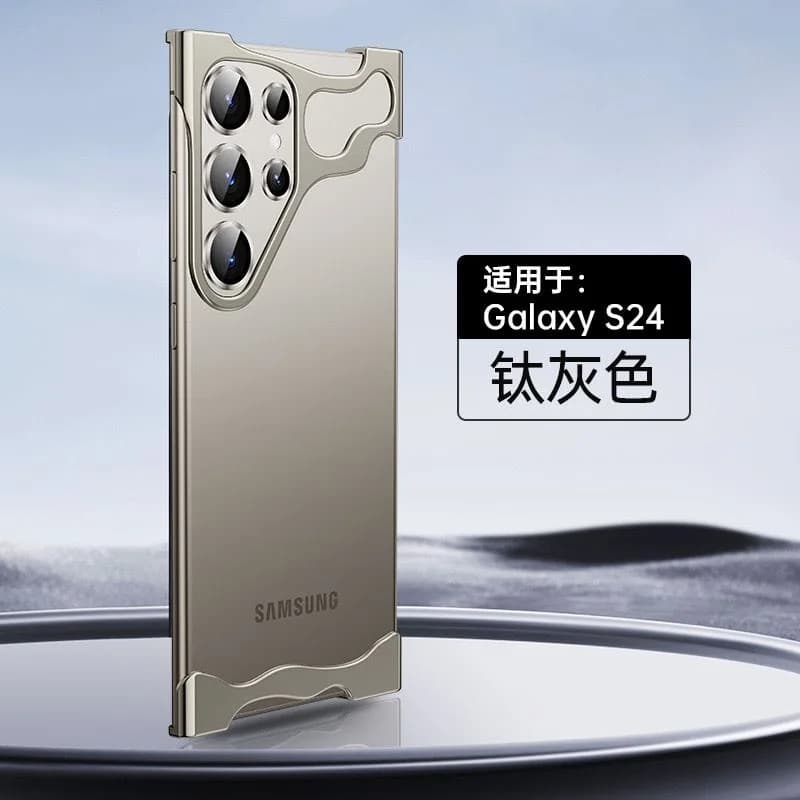 luxurious aluminum bump with camera protector for samsung s23 ultra and s24 ultra