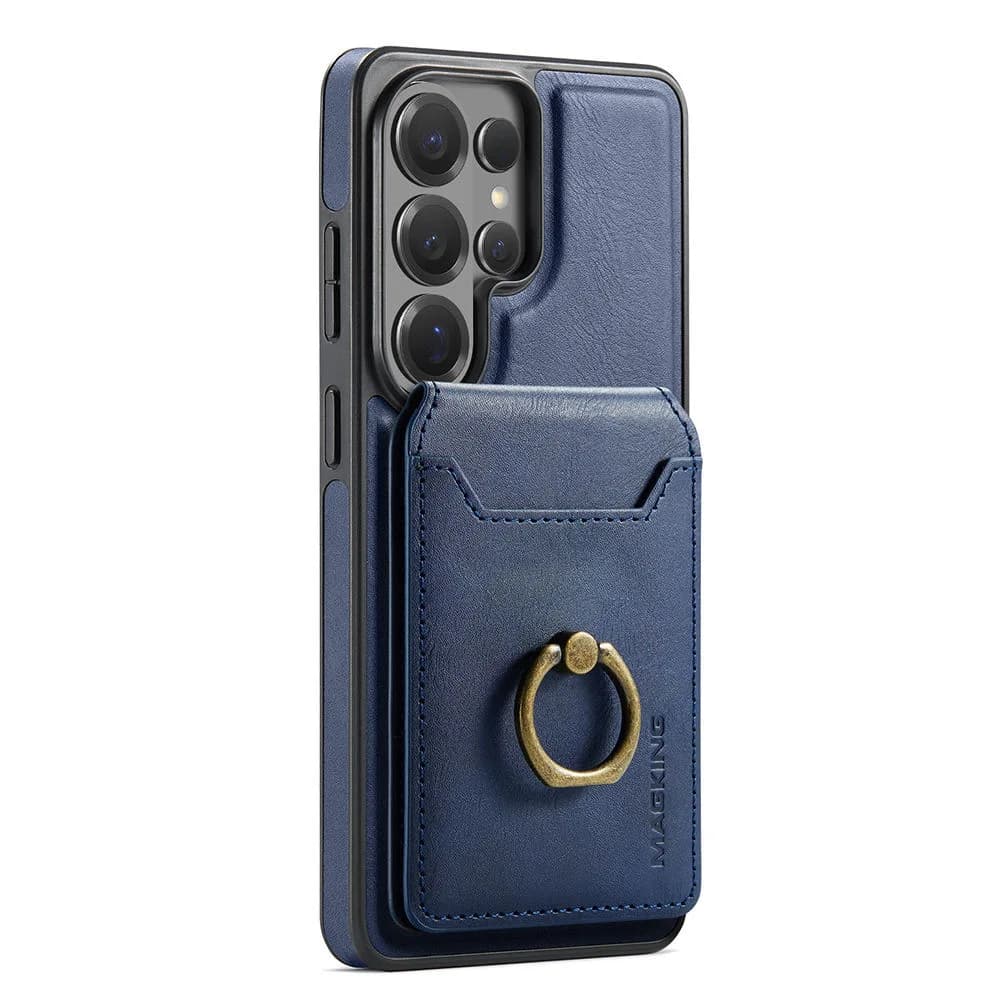 Detachable Magnetic PU Leather Phone Case Wallet Cover for Samsung
