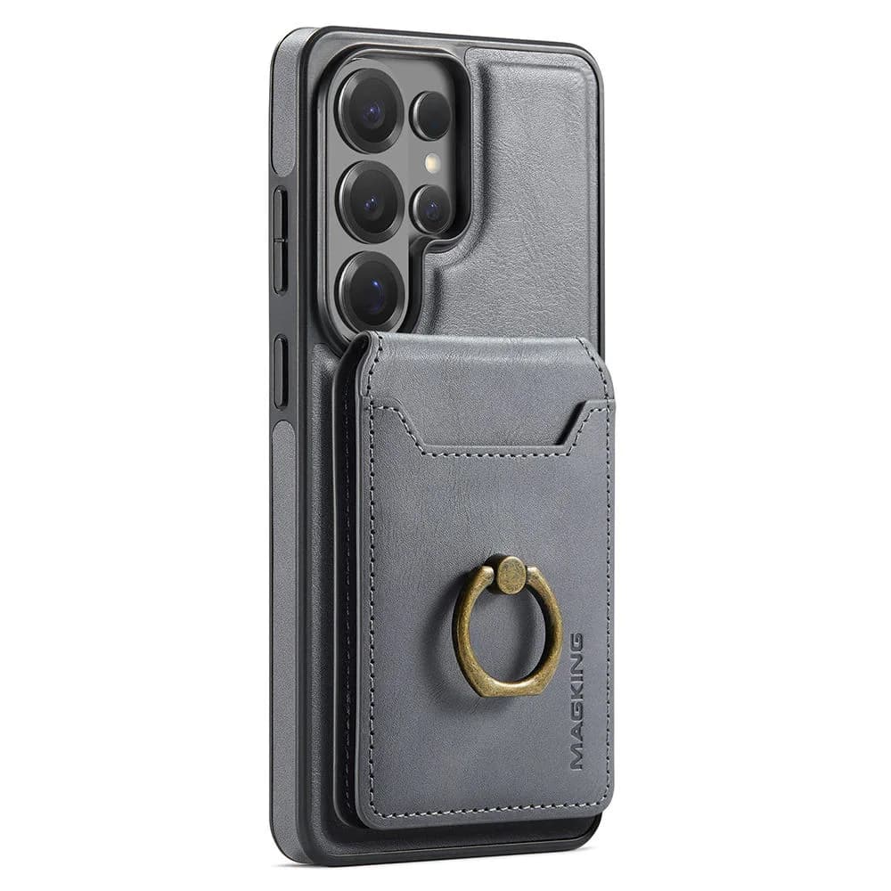 Detachable Magnetic PU Leather Phone Case Wallet Cover for Samsung