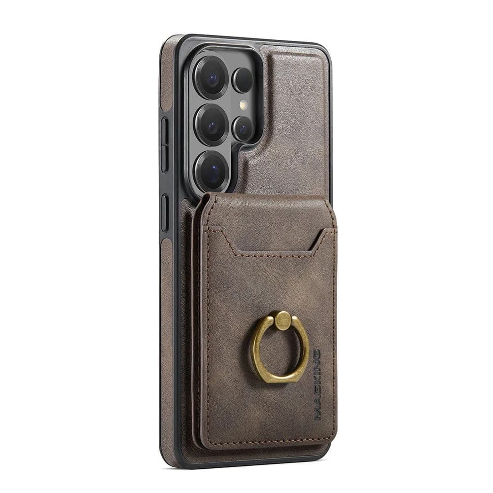 Detachable Magnetic PU Leather Phone Case Wallet Cover for Samsung