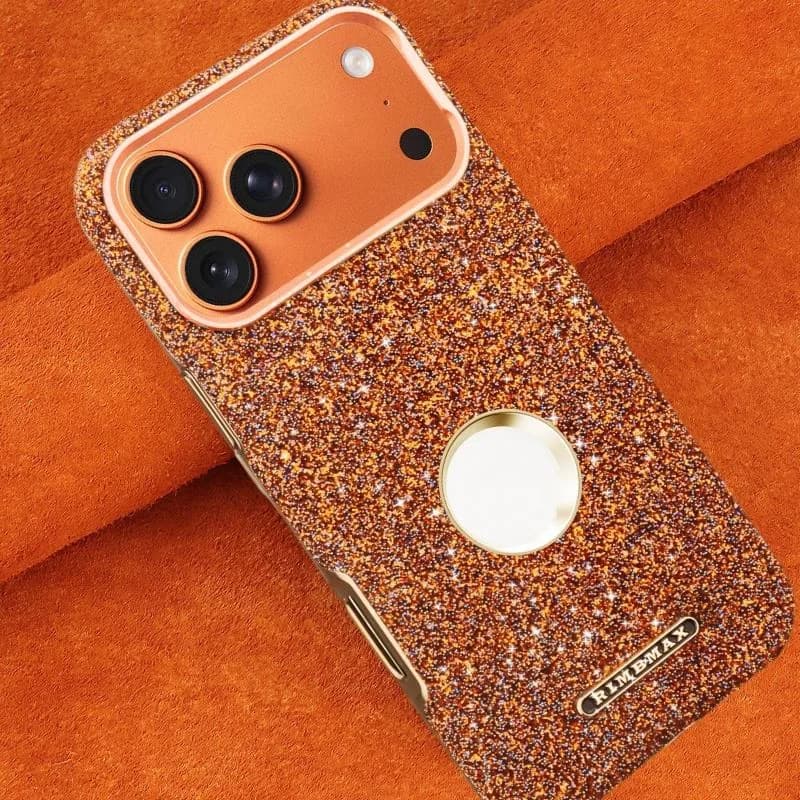 Fashion Sparkling Diamonds Magnetic Girl Phone Case for iPhone 1