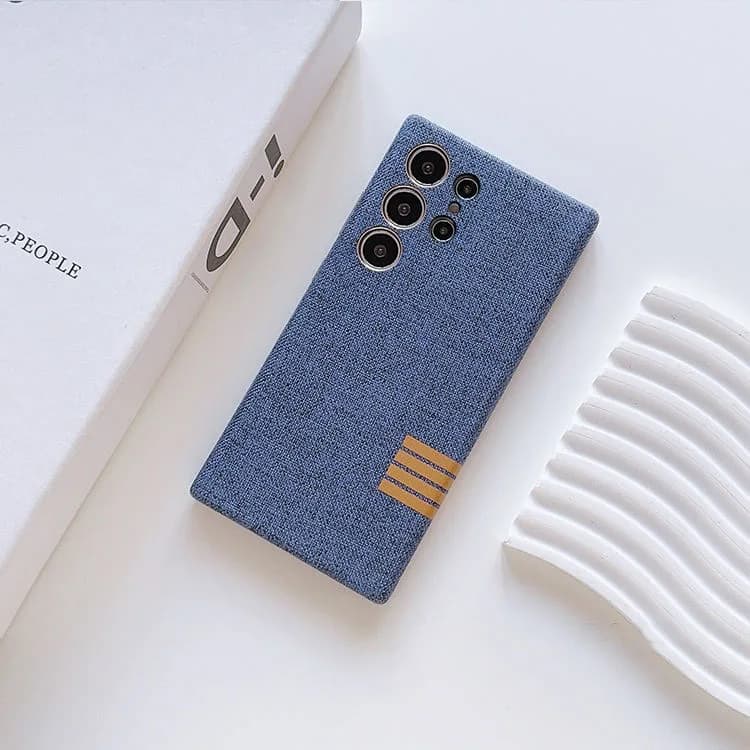 Linen Fabric Magnetic Phone Case for Samsung