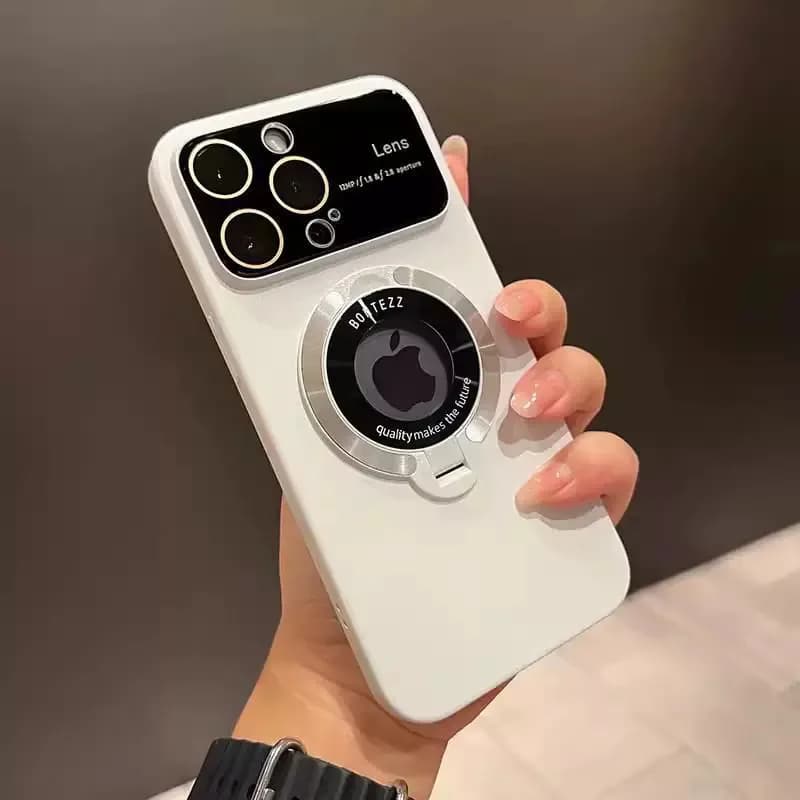 Matte Magnetic Phone case Bracket Anti-drop Hard Protective Shell