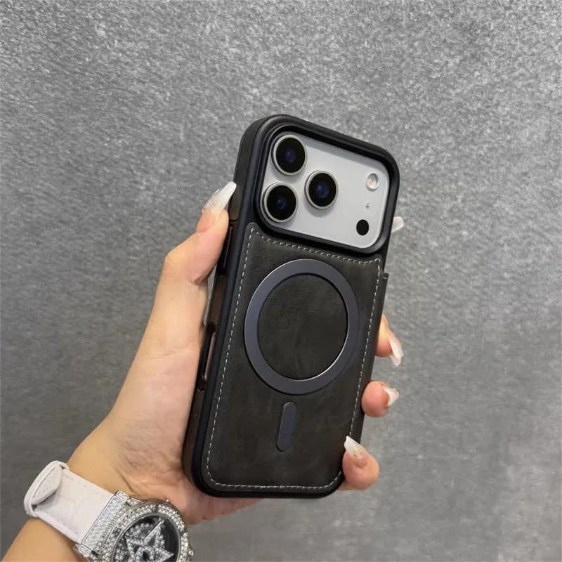 Full Grain Leather Premium Luxury Wallet Case,for iphone