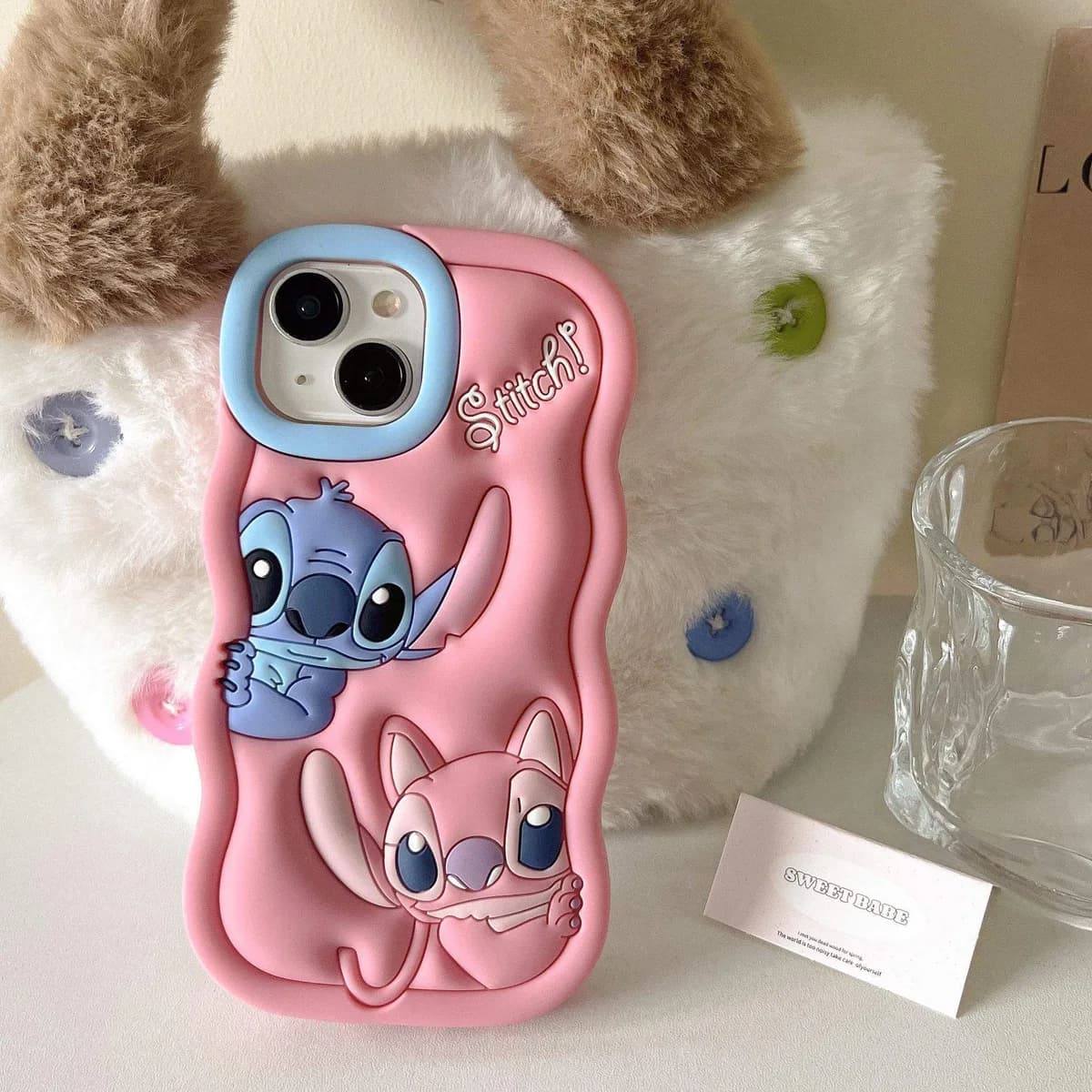 Cute Cartoon Stitch Soft Silicone Mobile Phone Cover