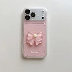 Colorful IMD Bow Flower Mobile Phone case for iPhone