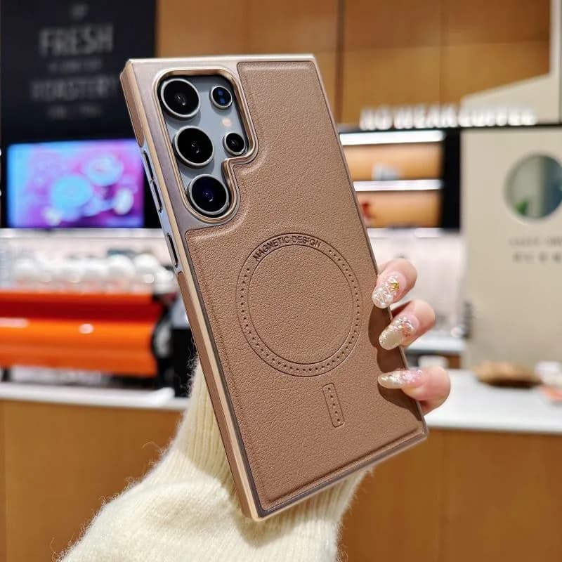 Luxury PU Leather Magnetic Mobile Phone Cases