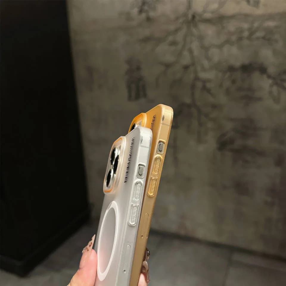 Fashion Skin-sensitive Magnetic Scrub Mobile Phone Case for iPhone
