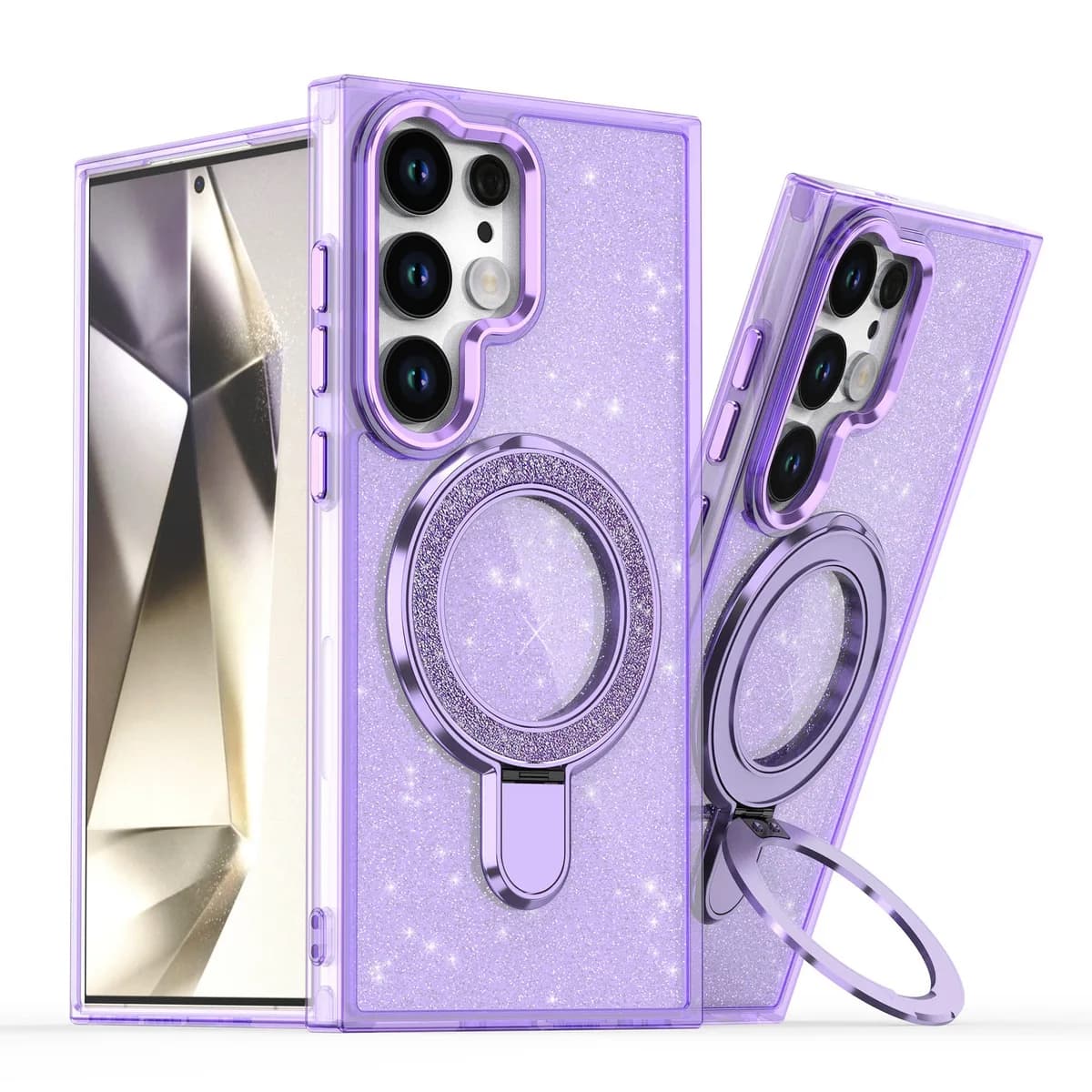 Star Glitter Design Antioxidant Cell Phone Case