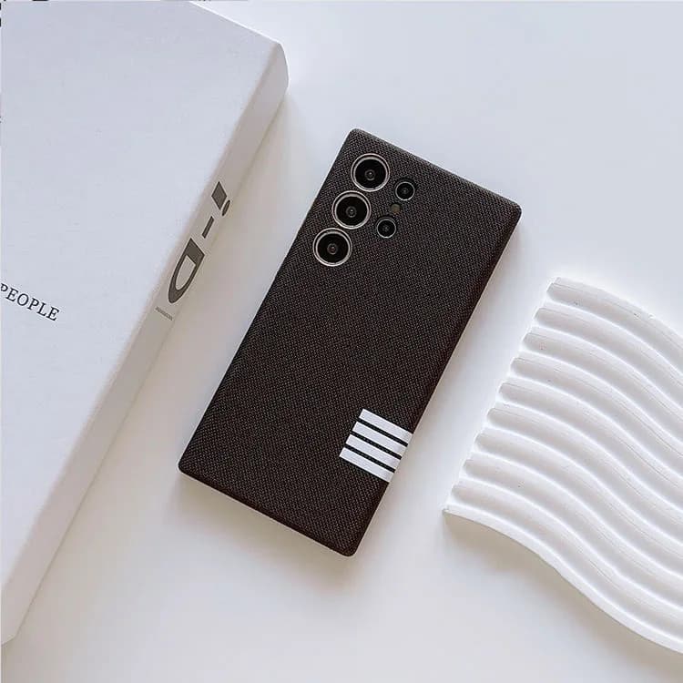 Linen Fabric Magnetic Phone Case for Samsung