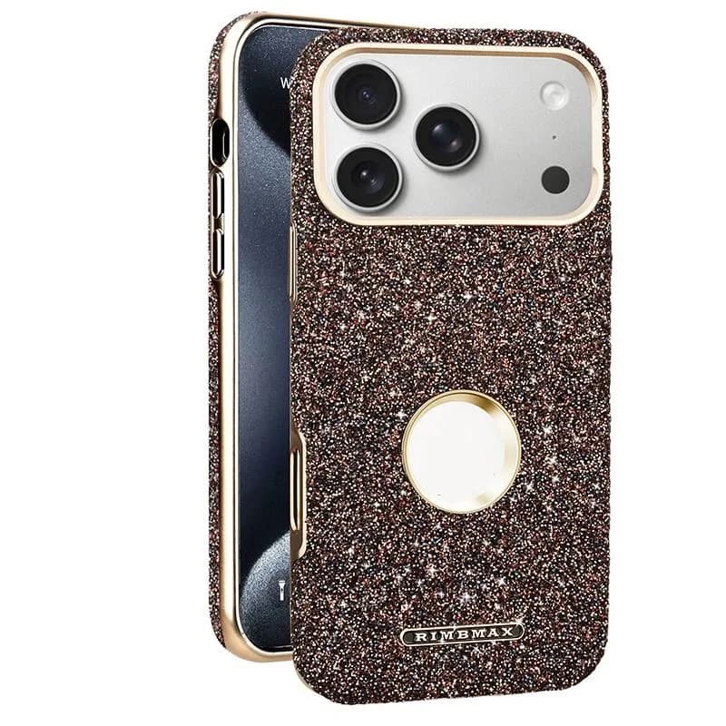 Fashion Sparkling Diamonds Magnetic Girl Phone Case for iPhone 1