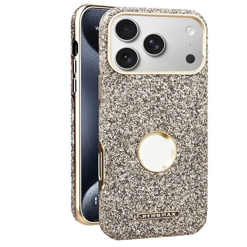 Fashion Sparkling Diamonds Magnetic Girl Phone Case for iPhone 1