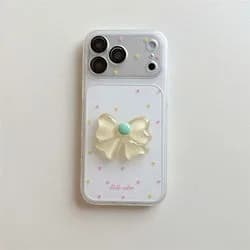 Colorful IMD Bow Flower Mobile Phone case for iPhone