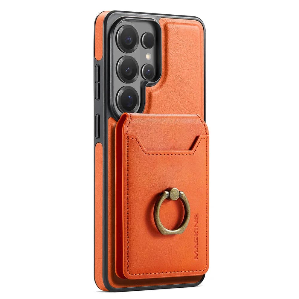 Detachable Magnetic PU Leather Phone Case Wallet Cover for Samsung