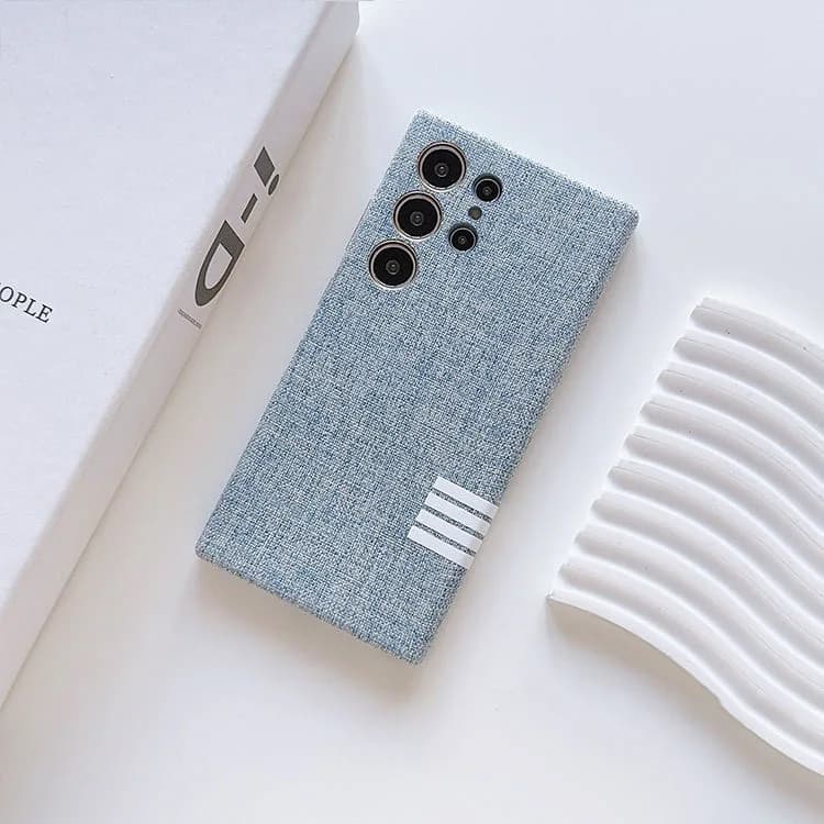 Linen Fabric Magnetic Phone Case for Samsung