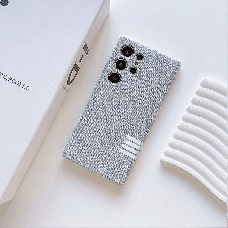 Linen Fabric Magnetic Phone Case for Samsung