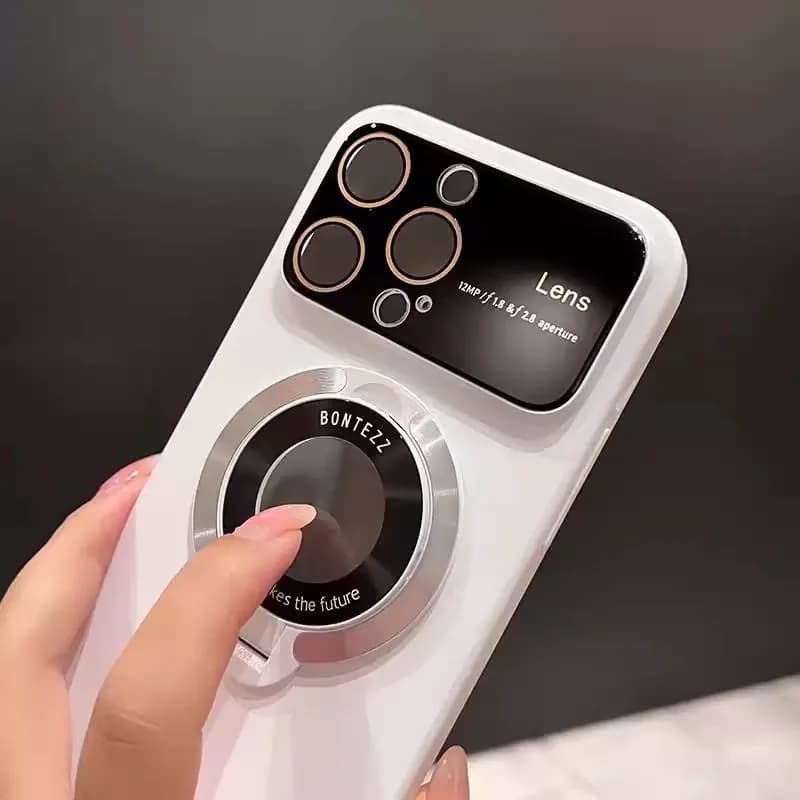 Matte Magnetic Phone case Bracket Anti-drop Hard Protective Shell