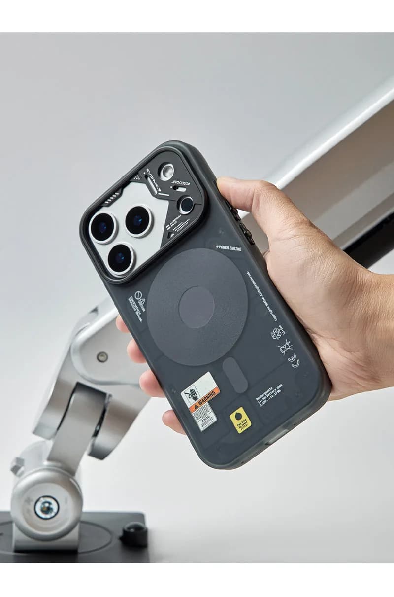Frosted Mechanical Anti-Drop Magnetic iPhone Samsung Galaxy Magsafe Case