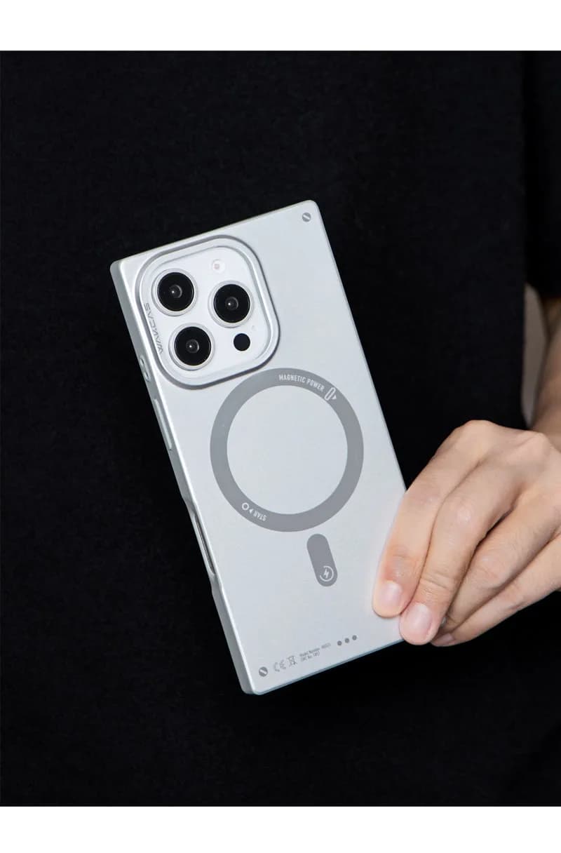 WAKCAS Matte Magnetic Square iPhone Case for iPhone 17 Series | MagSafe
