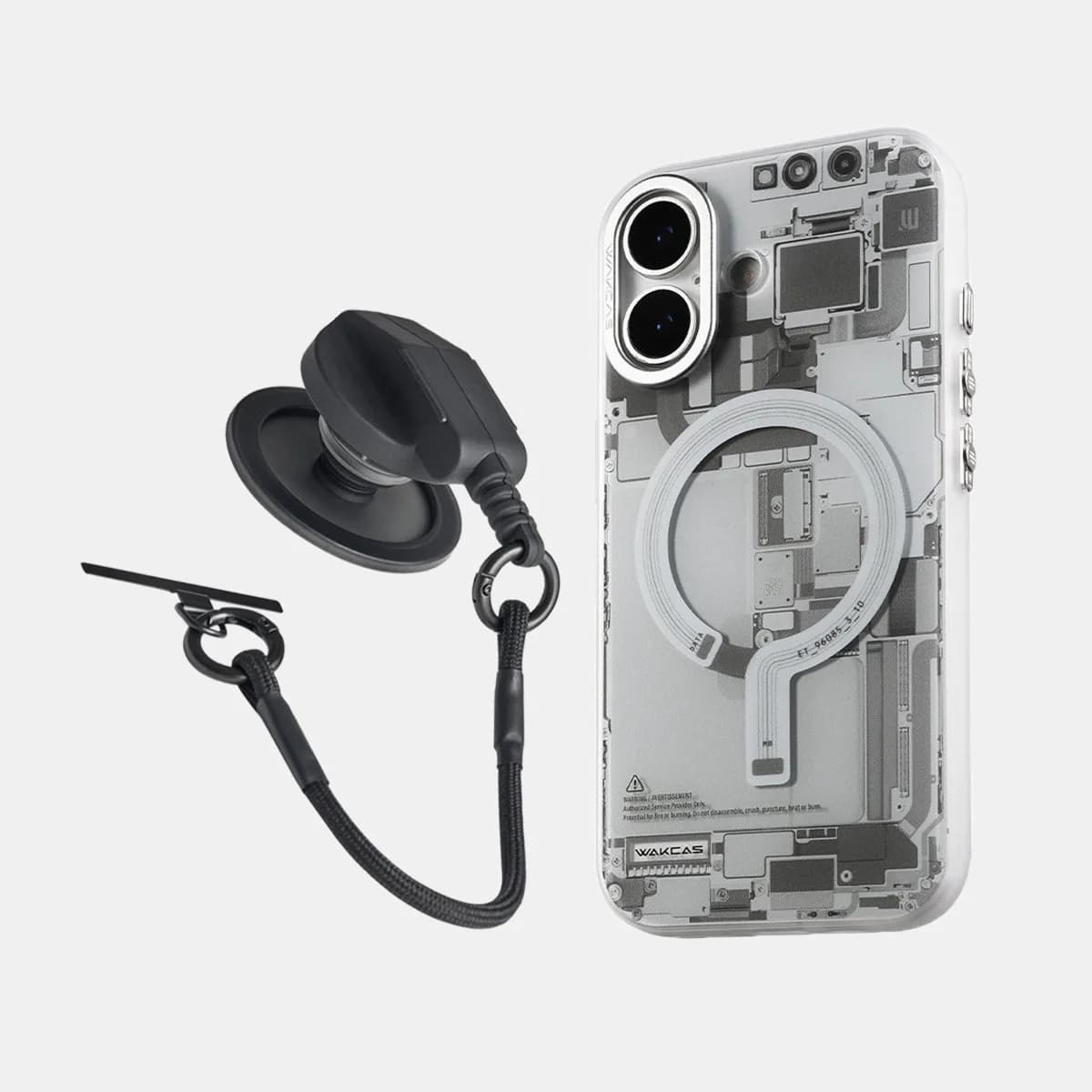 Circuit Design Magnetic Apple iPhone Case – Trendy Mechanical Style