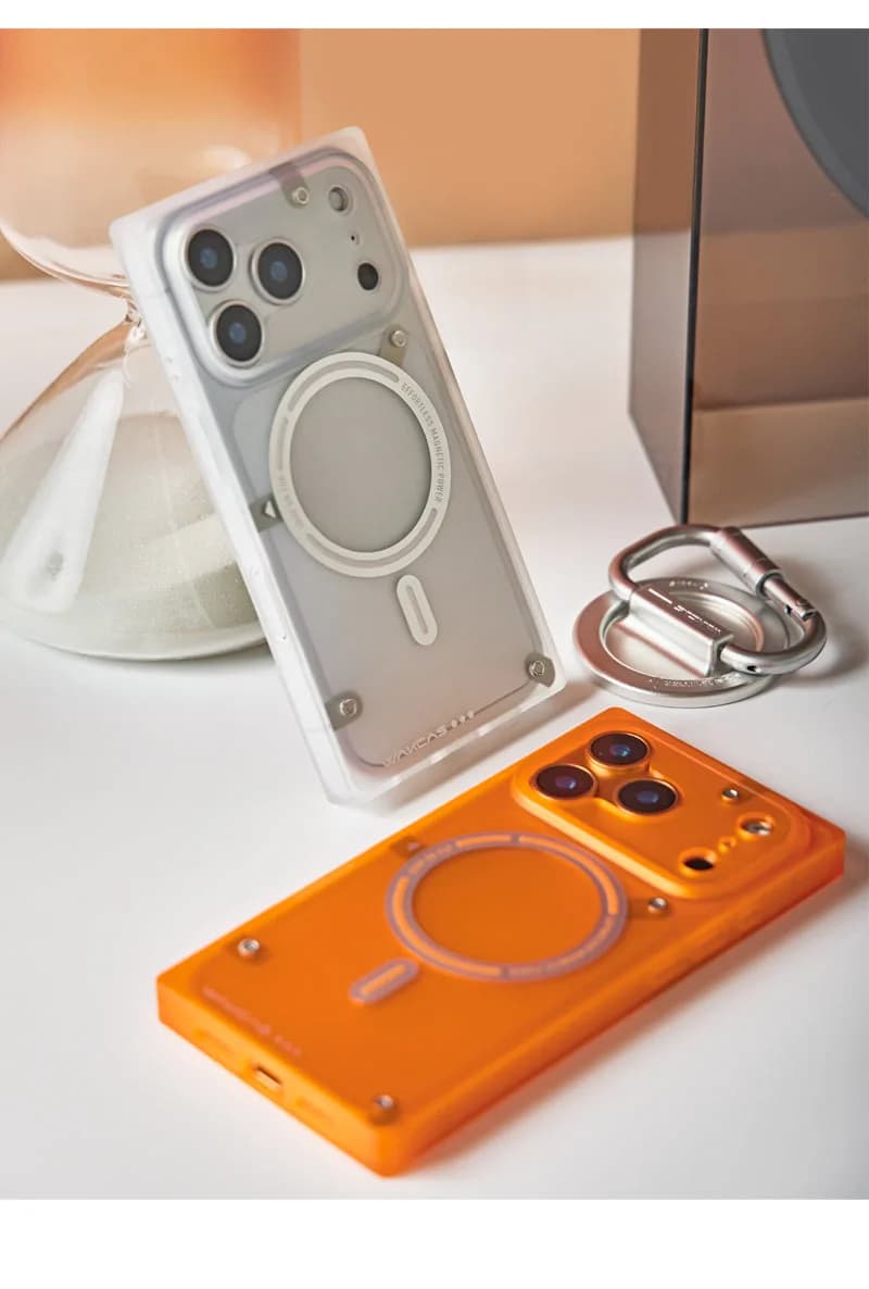 WAKCAS Matte Semi-Transparent Magnetic Square Case for iPhone 17 Series | MagSafe