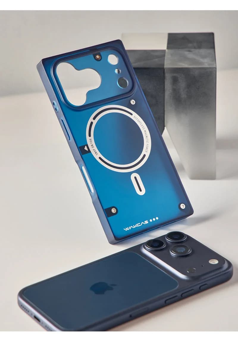 WAKCAS Matte Semi-Transparent Magnetic Square Case for iPhone 17 Series | MagSafe
