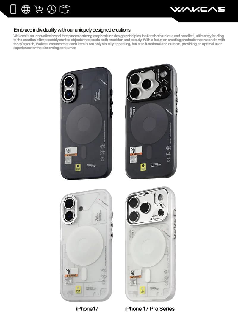 Frosted Mechanical Anti-Drop Magnetic iPhone Samsung Galaxy Magsafe Case