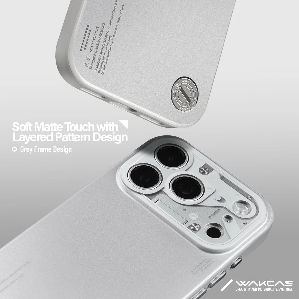WAKCAS Mechanical MagSafe iPhone Case