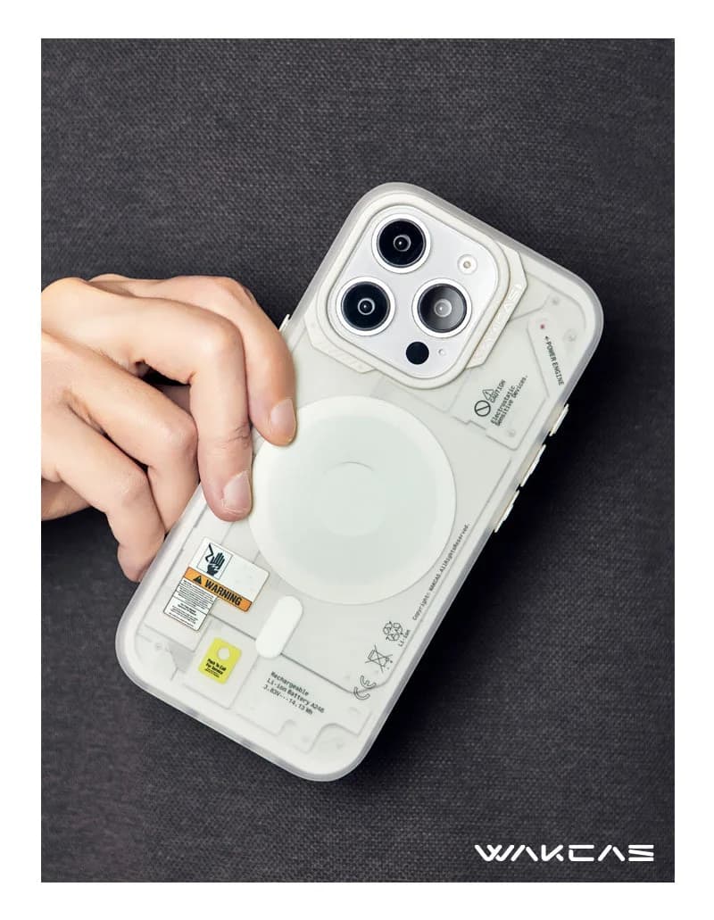 Frosted Mechanical Anti-Drop Magnetic iPhone Samsung Galaxy Magsafe Case