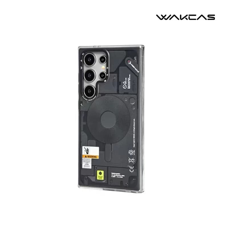 Frosted Mechanical Anti-Drop Magnetic iPhone Samsung Galaxy Magsafe Case