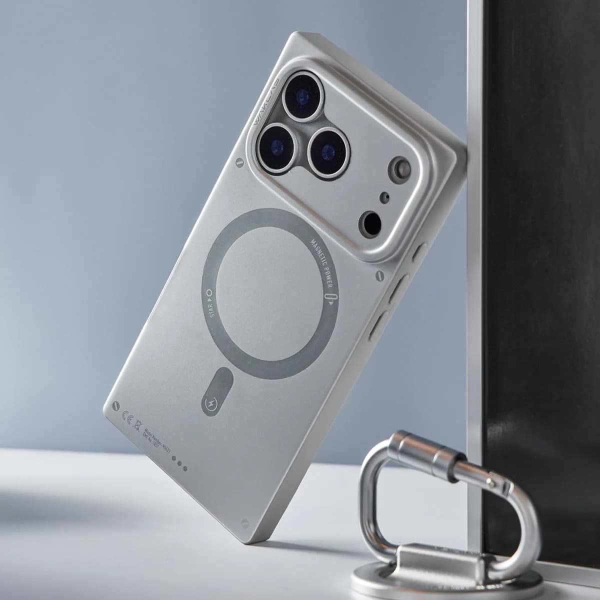 WAKCAS Matte Magnetic Square iPhone Case for iPhone 17 Series | MagSafe