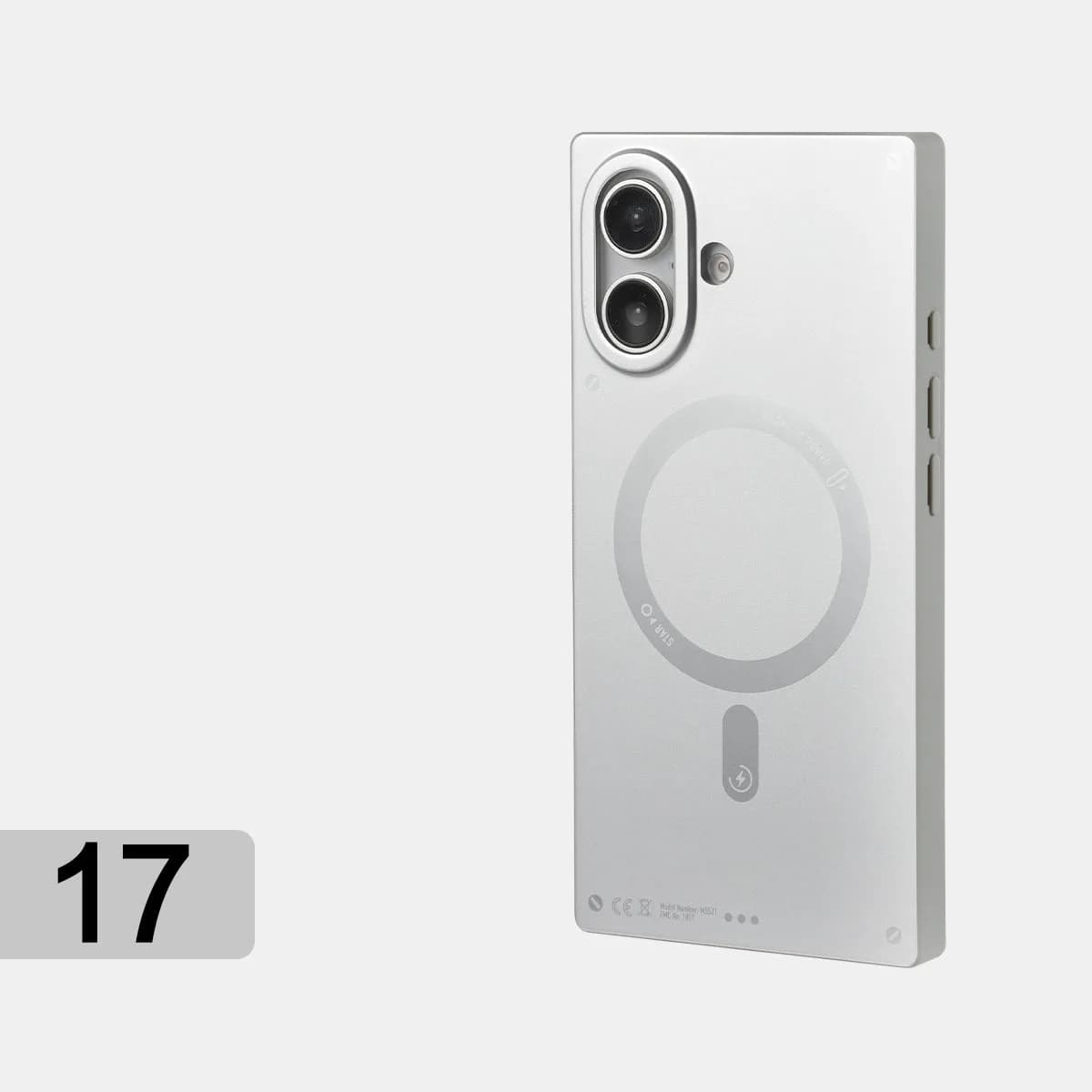 WAKCAS Matte Magnetic Square iPhone Case for iPhone 17 Series | MagSafe