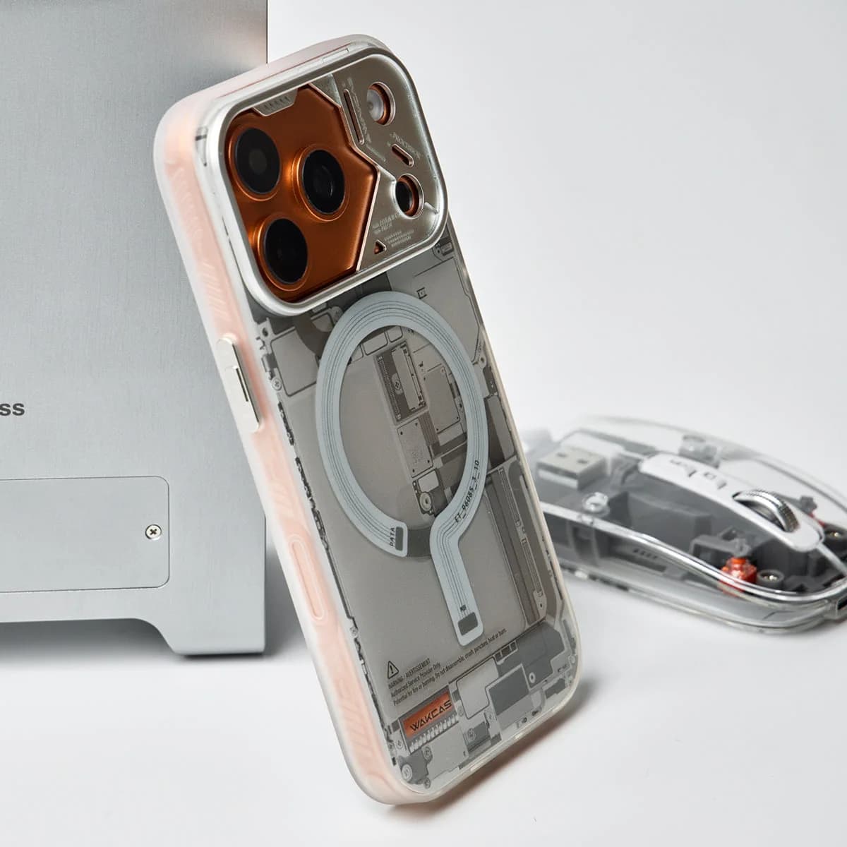 Circuit Design Magnetic Apple iPhone Case – Trendy Mechanical Style