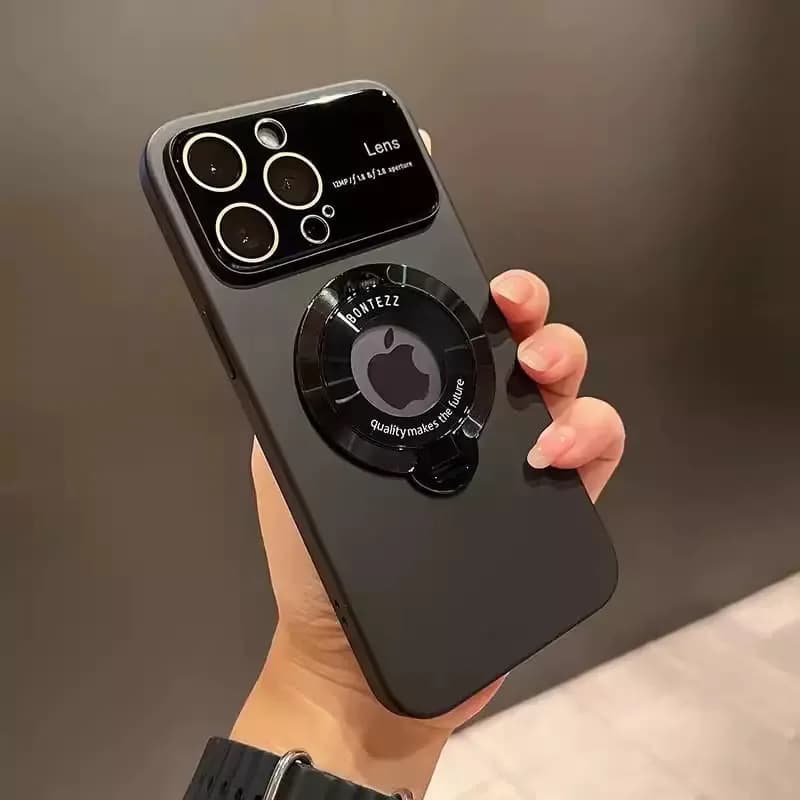 Matte Magnetic Phone case Bracket Anti-drop Hard Protective Shell