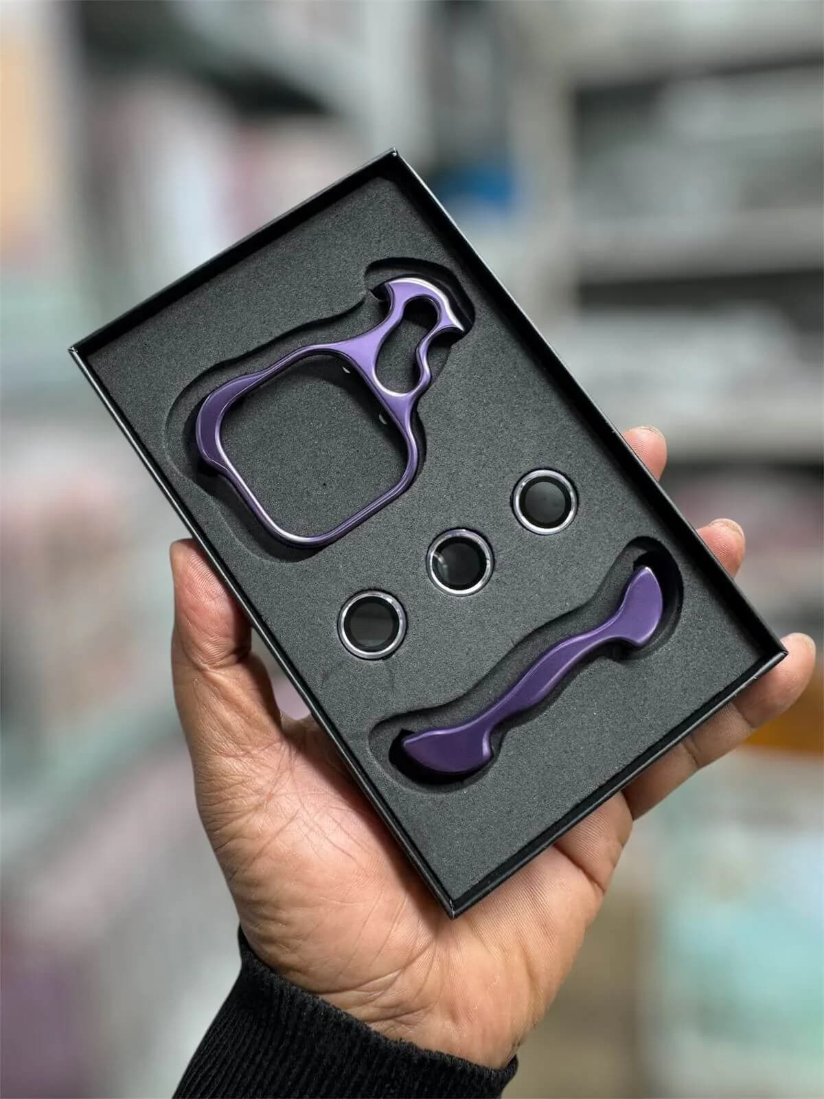 luxurious aluminum bump with camera protector for 12 to 18 pro max