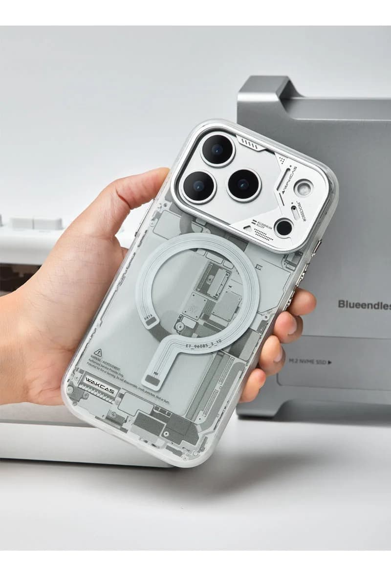 Circuit Design Magnetic Apple iPhone Case – Trendy Mechanical Style