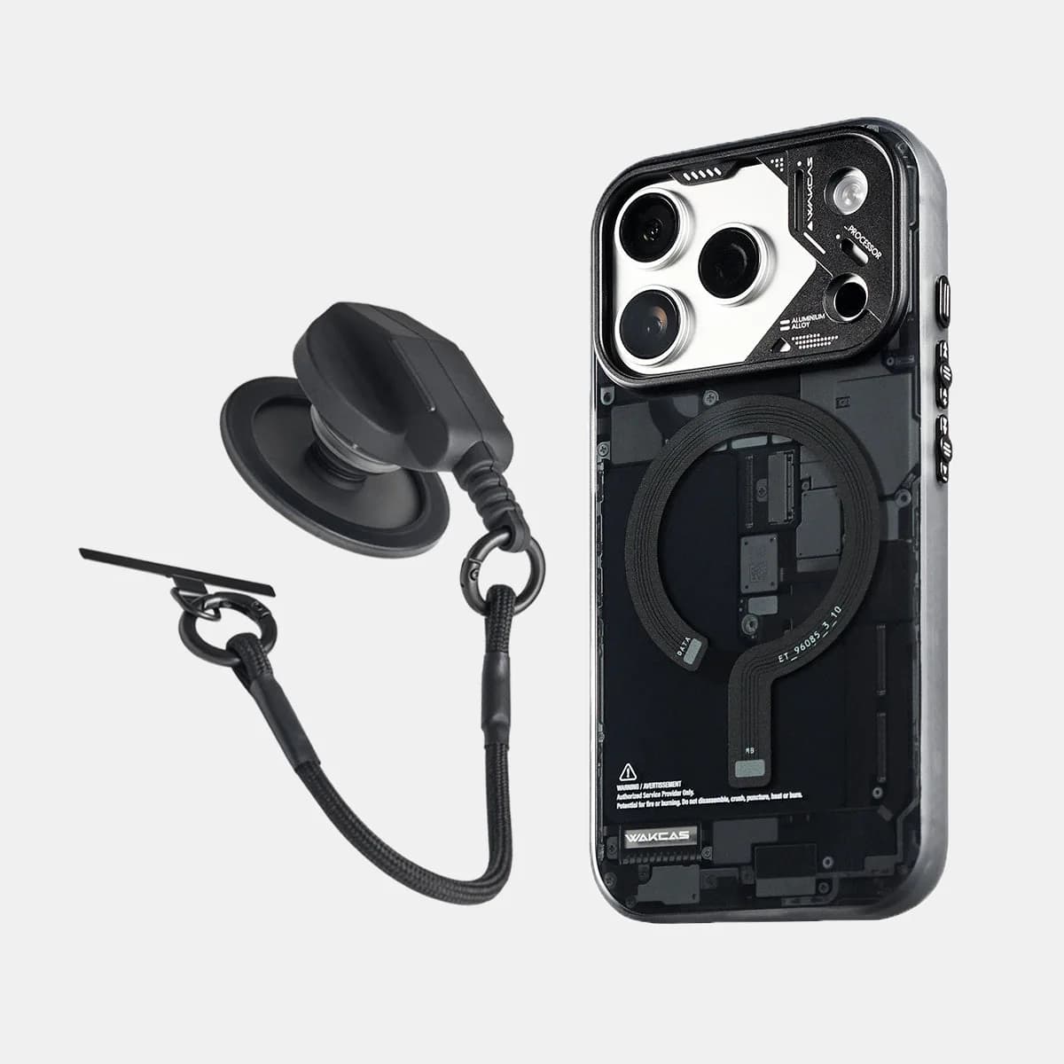 Circuit Design Magnetic Apple iPhone Case – Trendy Mechanical Style