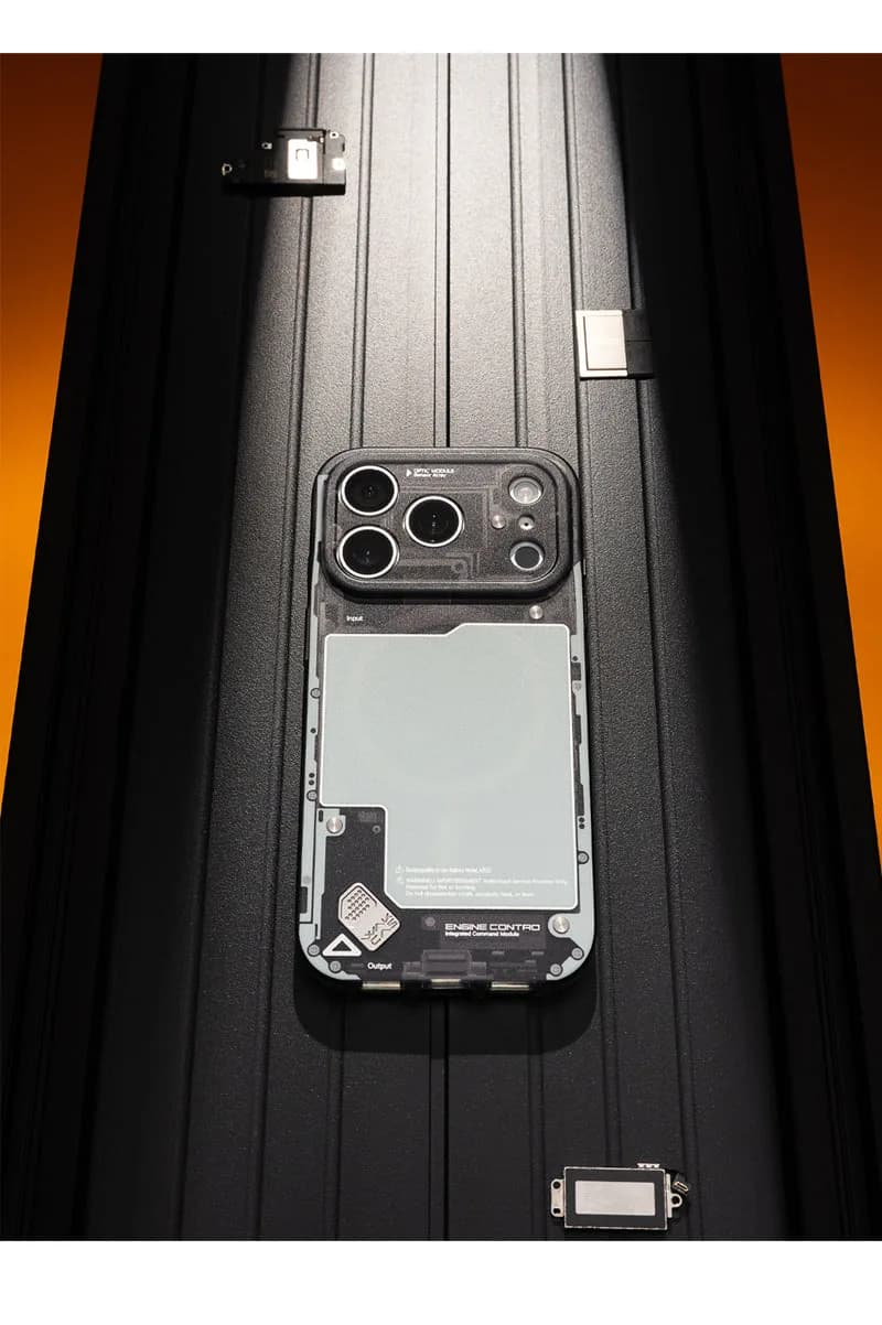 WAKCAS Black See-Through Matte MagSafe iPhone Case