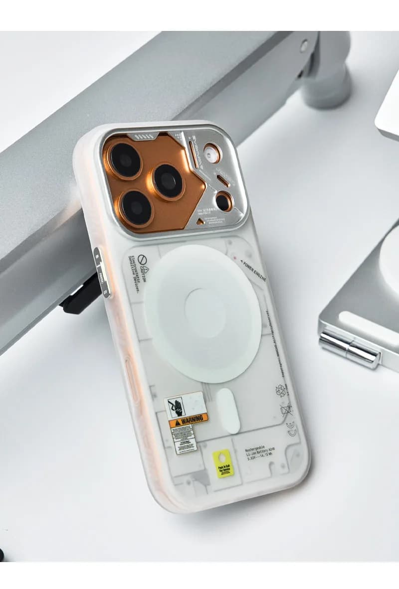 Frosted Mechanical Anti-Drop Magnetic iPhone Samsung Galaxy Magsafe Case