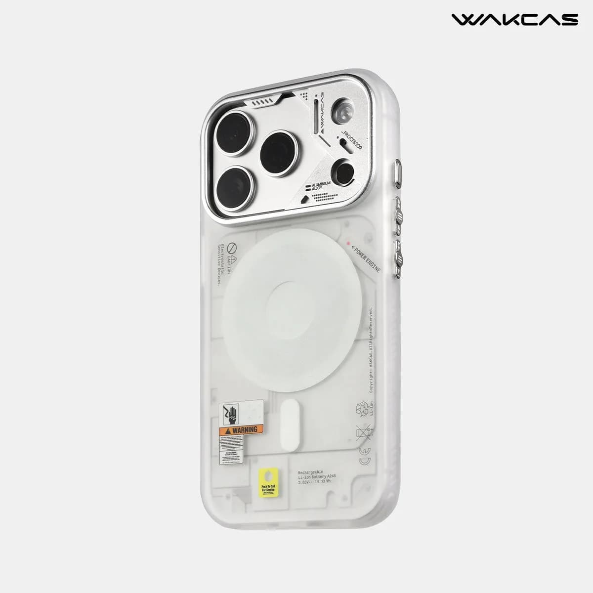 Frosted Mechanical Anti-Drop Magnetic iPhone Samsung Galaxy Magsafe Case