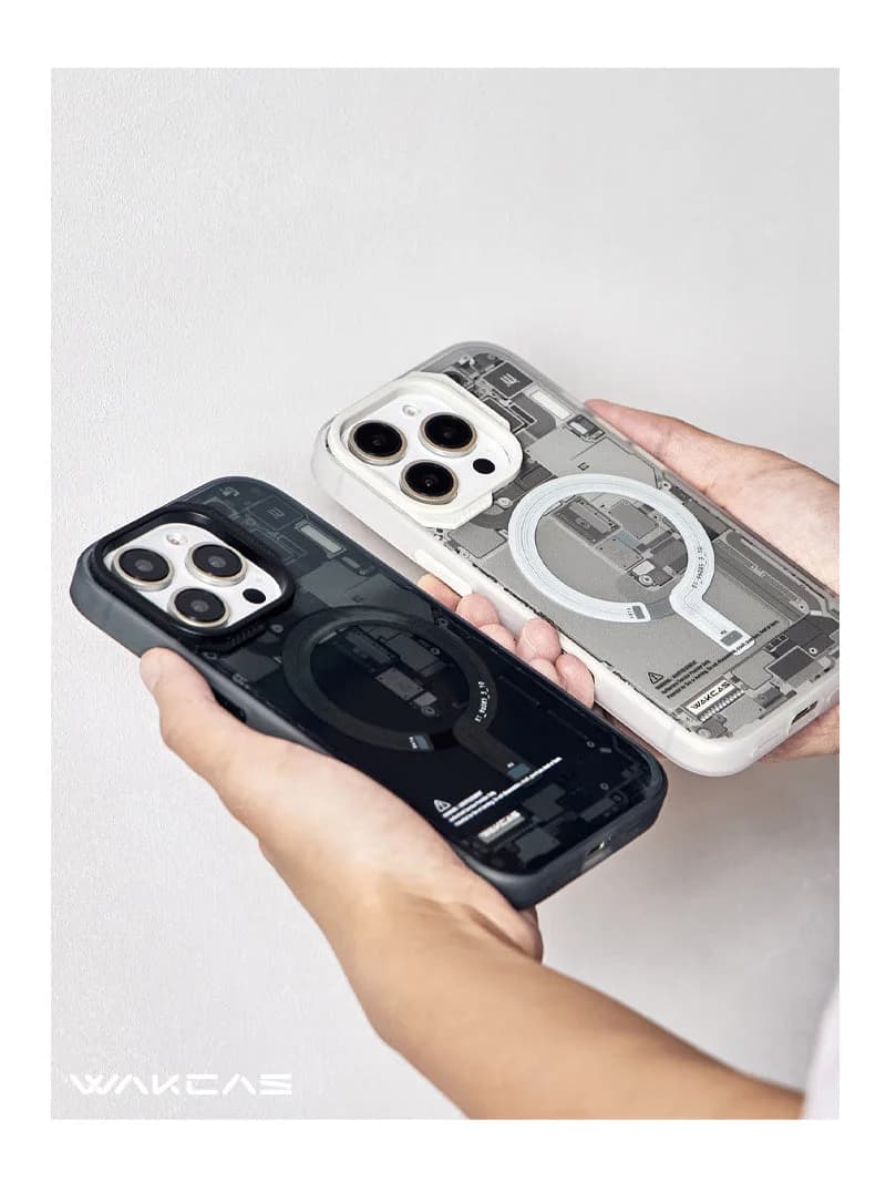 Circuit Design Magnetic Apple iPhone Case – Trendy Mechanical Style