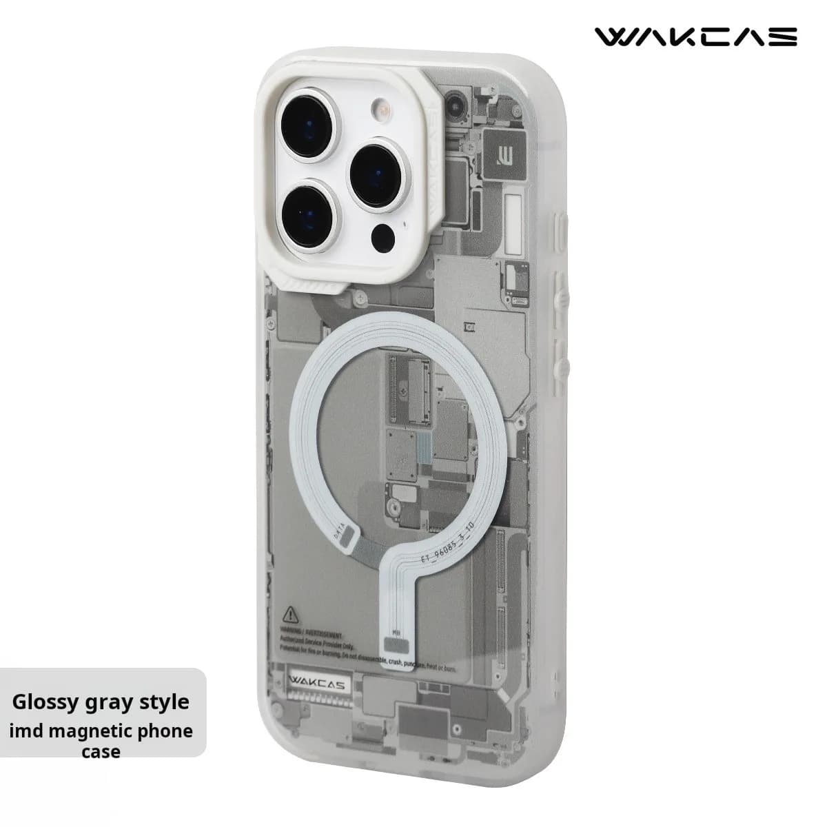 Circuit Design Magnetic Apple iPhone Case – Trendy Mechanical Style