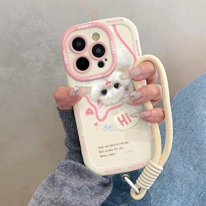 Cute Cat Girl for iPhone Case