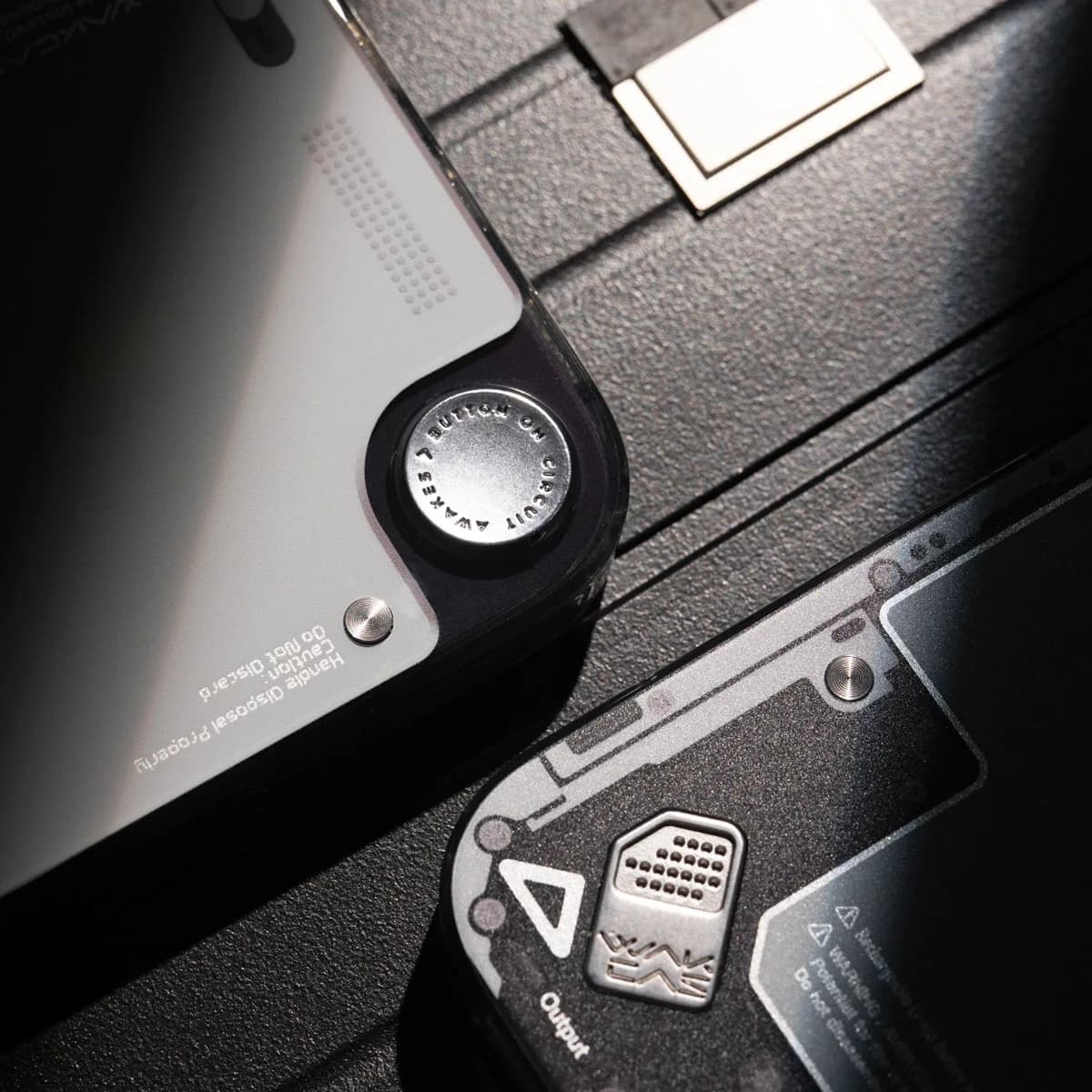 WAKCAS Gloss Black See-Through MagSafe iPhone Case