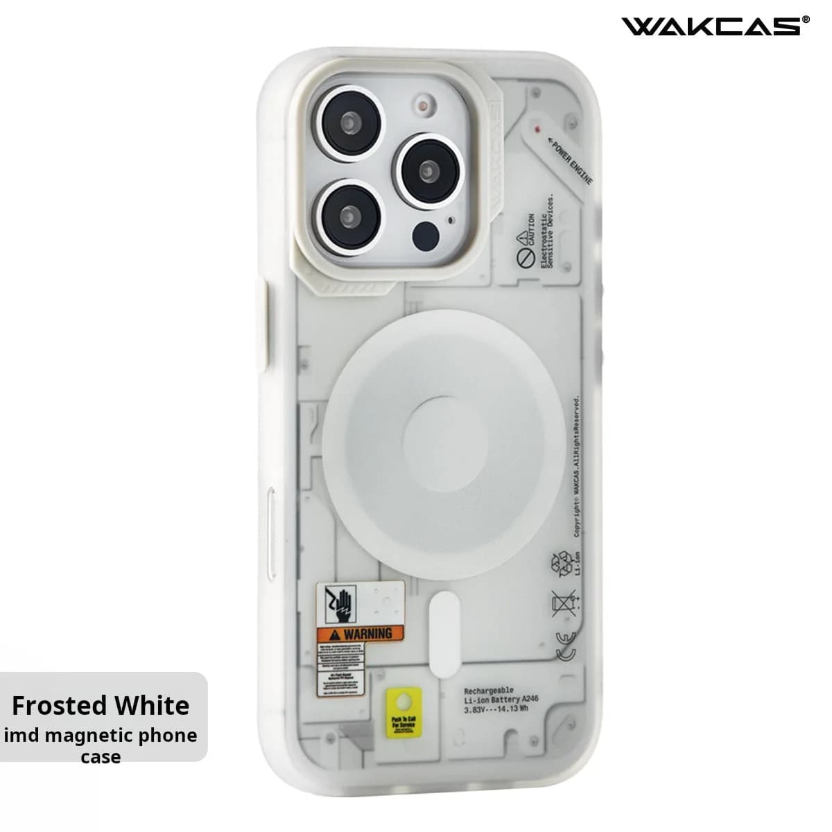 Frosted Mechanical Anti-Drop Magnetic iPhone Samsung Galaxy Magsafe Case