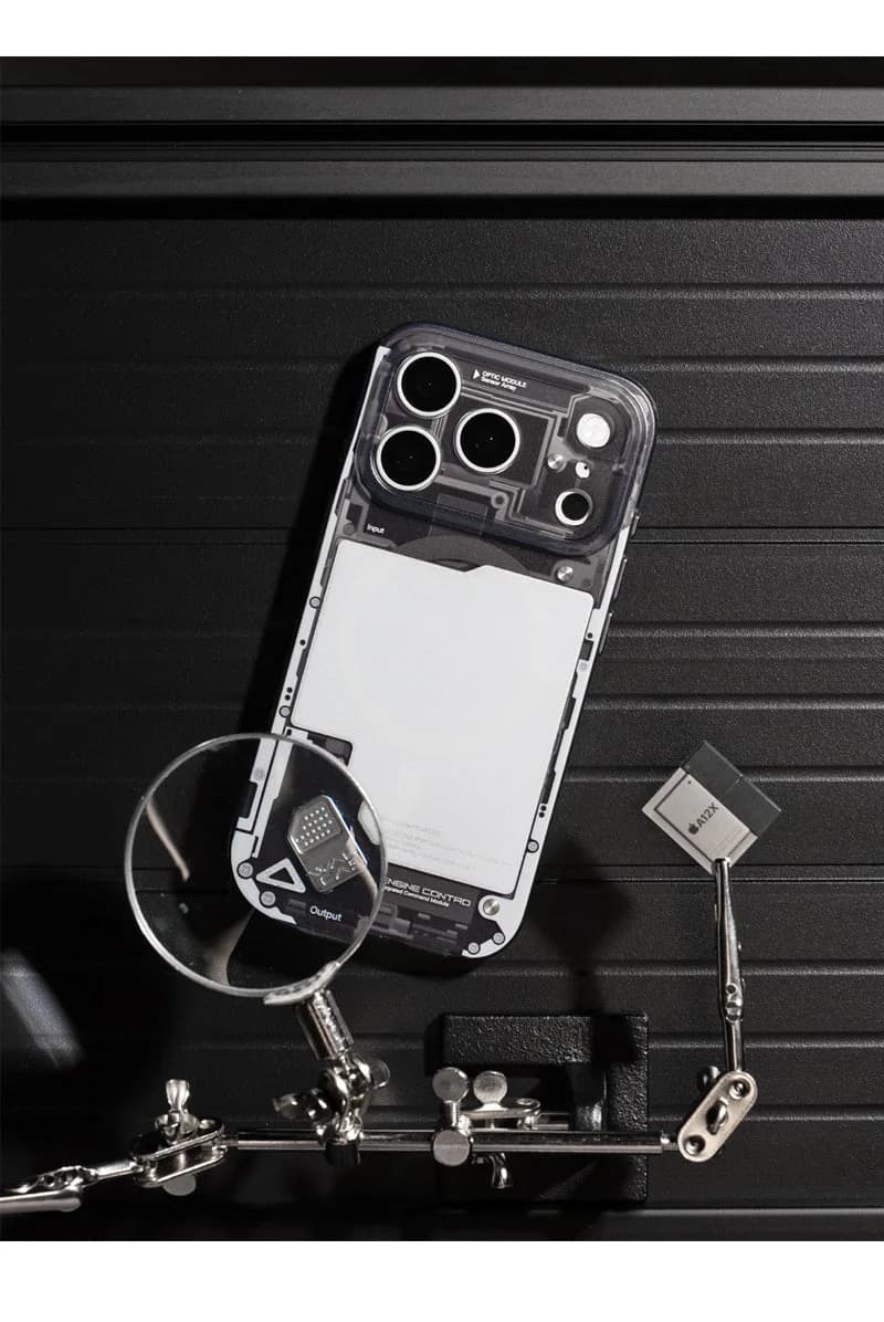 WAKCAS Black See-Through Matte MagSafe iPhone Case
